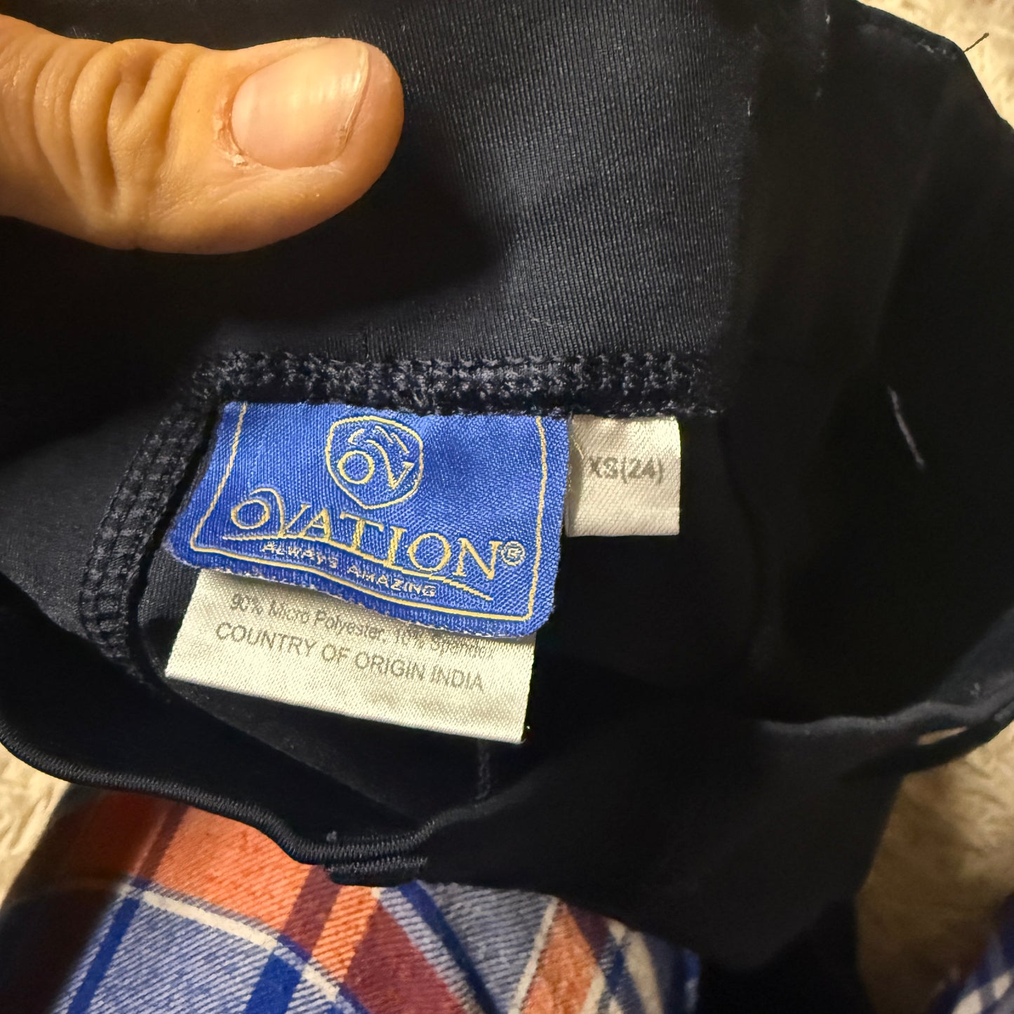 Women’s XS/24R Navy Ovation Full Seat Horseback Riding Tights