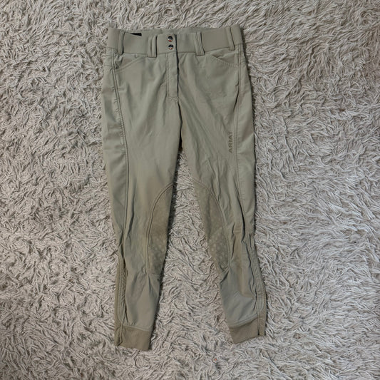 Women’s Size 26R Tan Ariat Knee Patch Horseback Riding Breeches