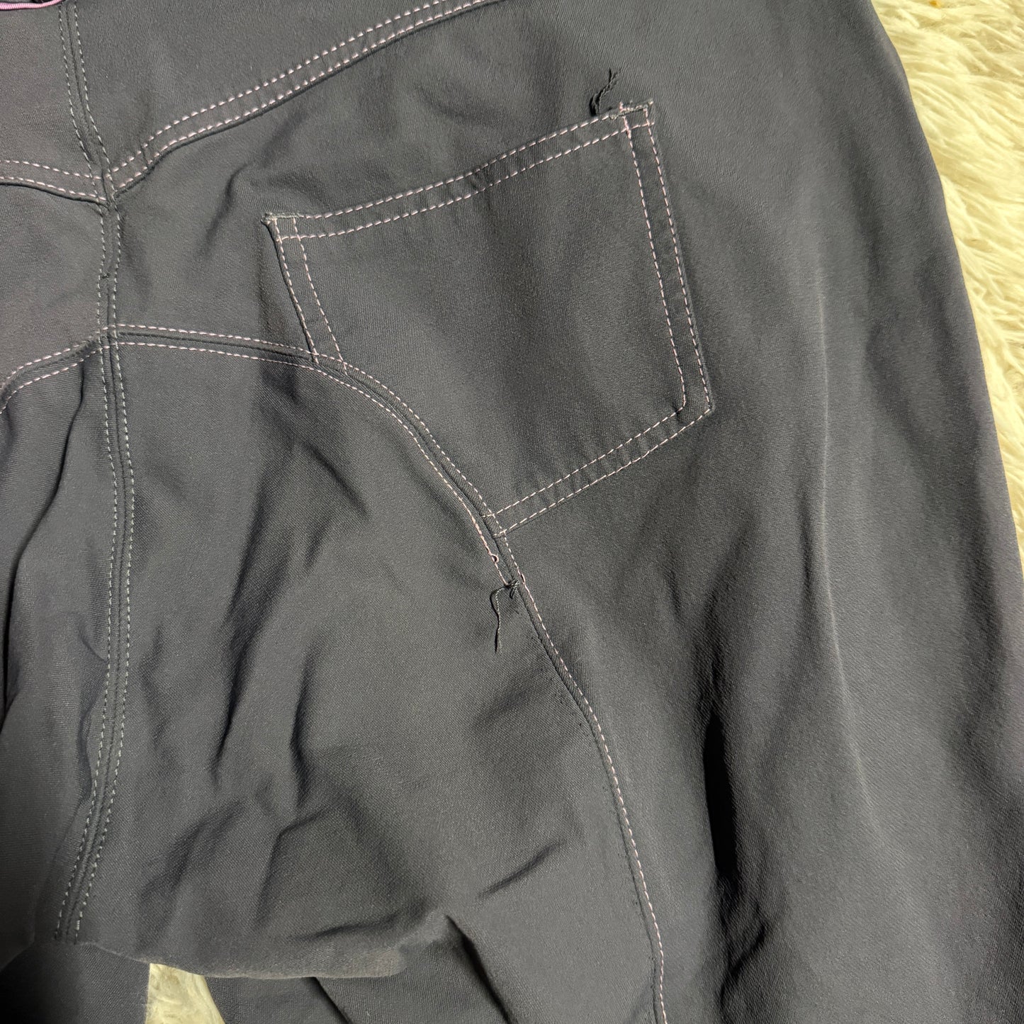 Women’s Size 36R Grey Elation Knee Patch Horseback Riding Breeches