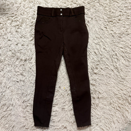 Women’s Size 30R Brown Horze Full Seat Winter Horseback Riding Breeches