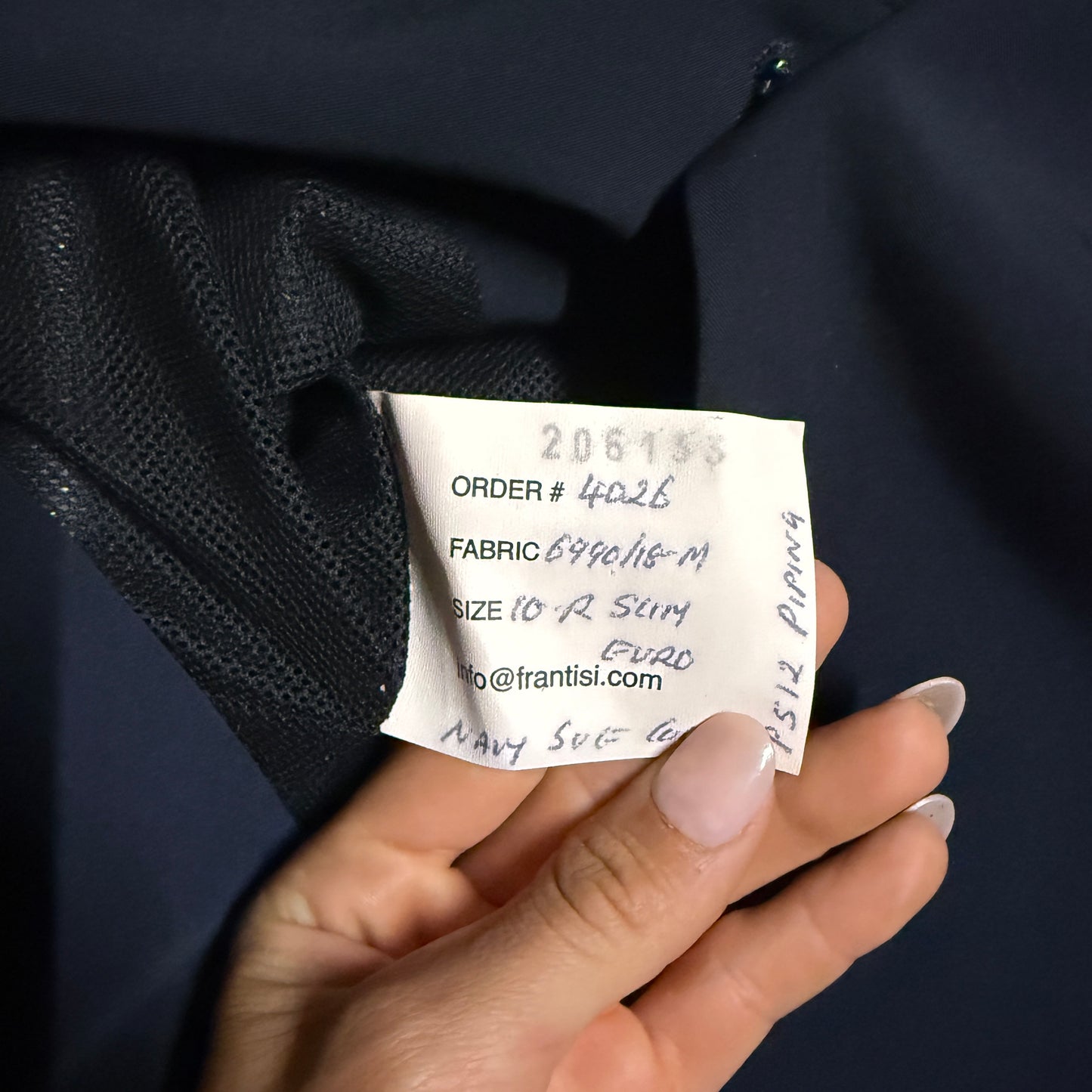 Women’s Size 10R Slim Navy Grand Prix Horseback Riding Show Coat