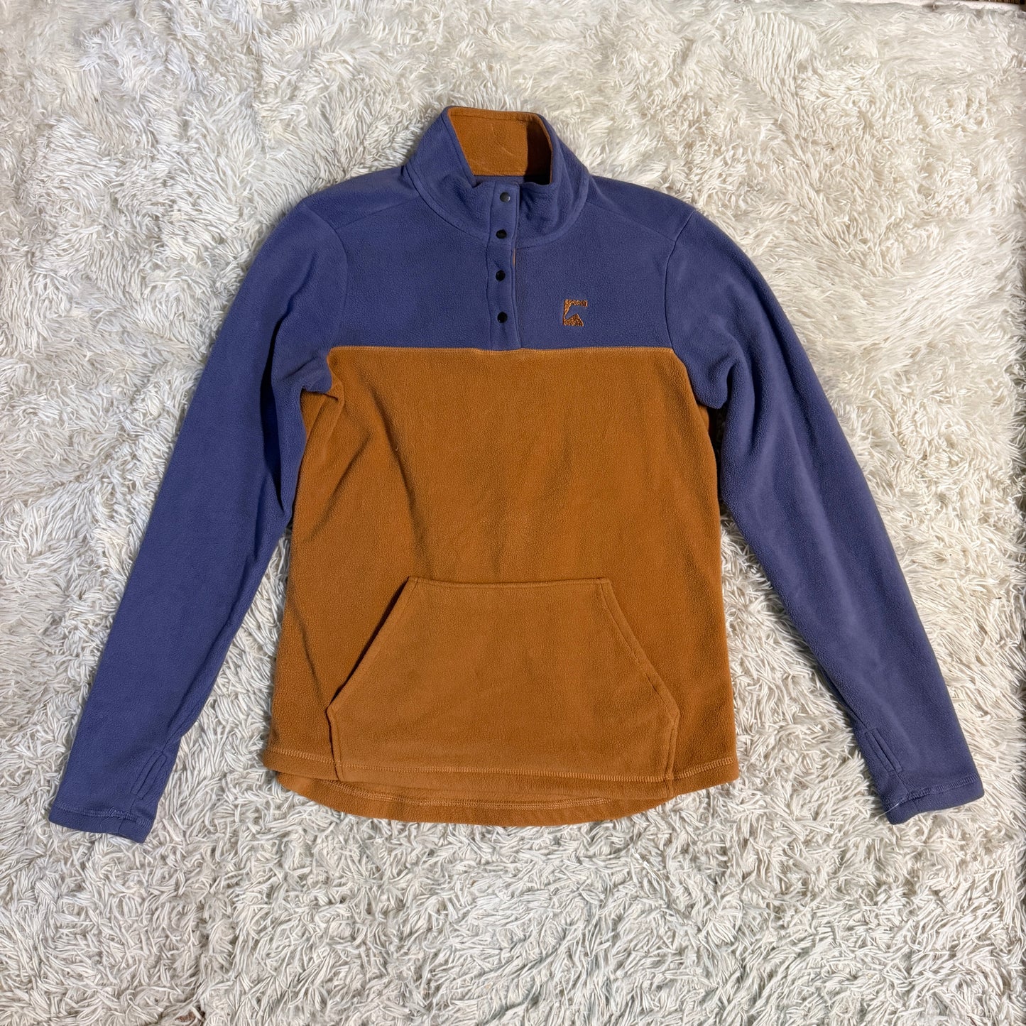 Women’s Small Purple/Orange Riding Sport Long Sleeve Horseback Riding Sweater