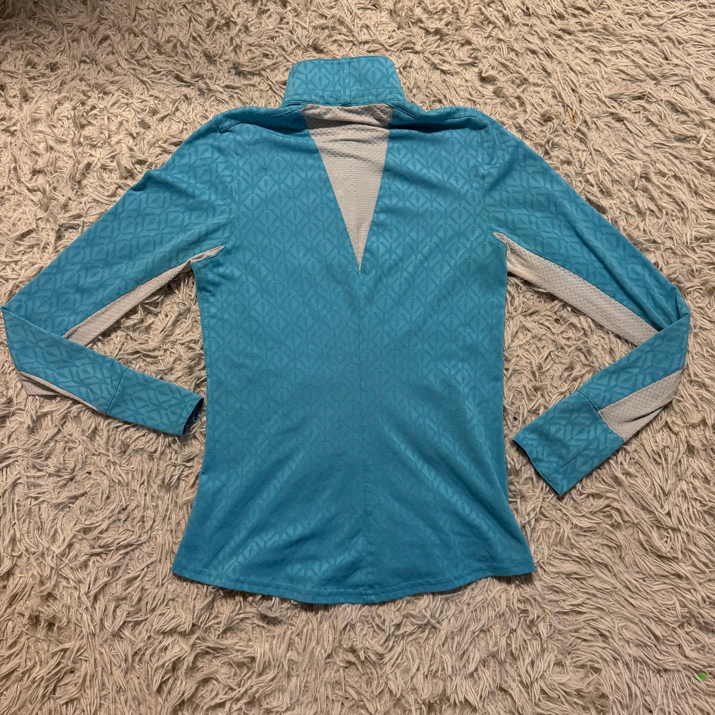 Women’s XS Blue Kerrits Long Sleeve Horseback Riding Sunshirt