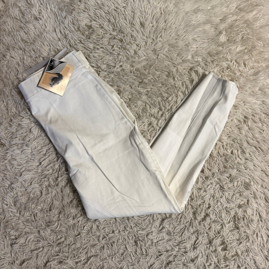 New Women’s Size 32R White Equilance Full Seat Horseback Riding Breeches