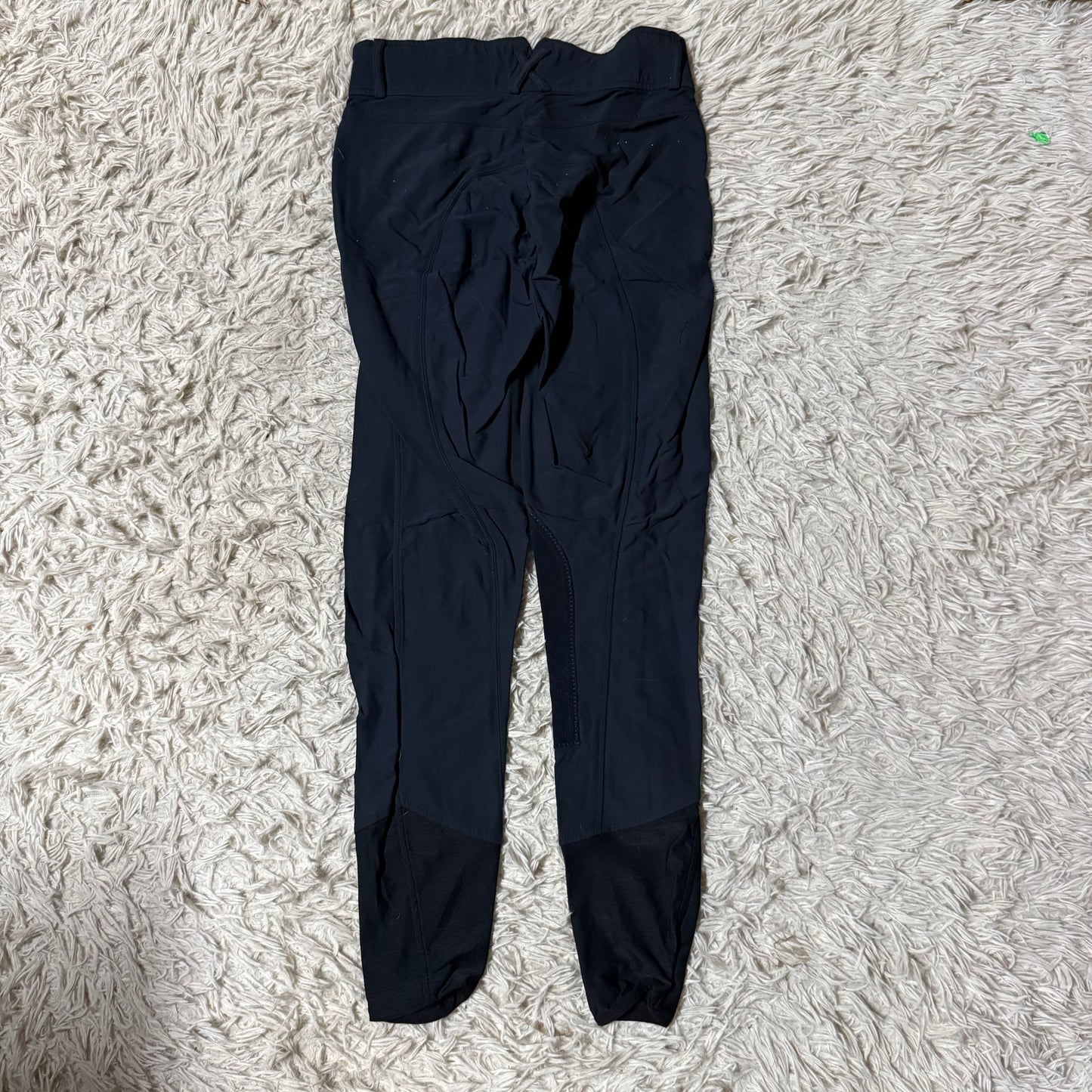 Women’s Size 24R Black Horze Knee Patch Horseback Riding Breeches