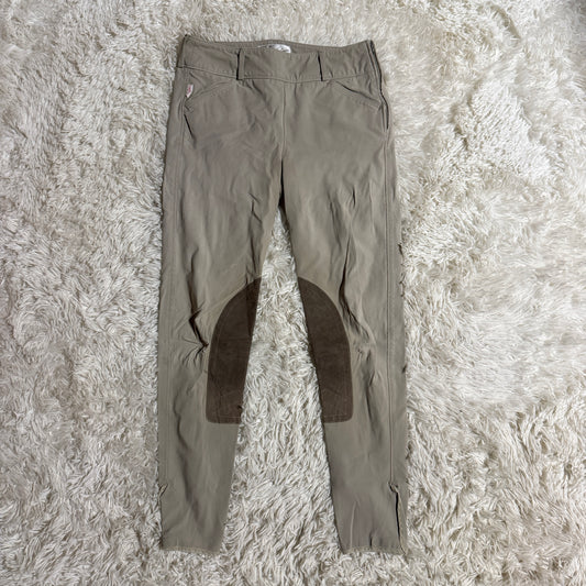 Women’s Size 26R Tan Tailored Sportsman Knee Patch Horseback Riding Breeches