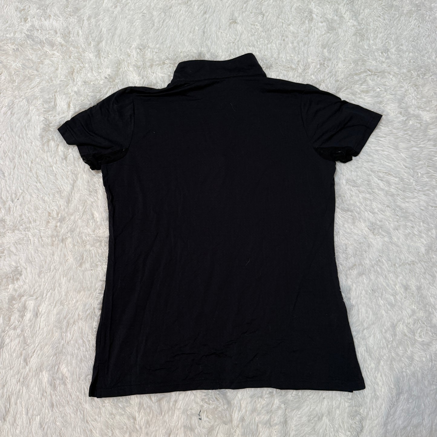 Women’s Large Black Smartpak Short Sleeve Horseback Riding Sunshirt