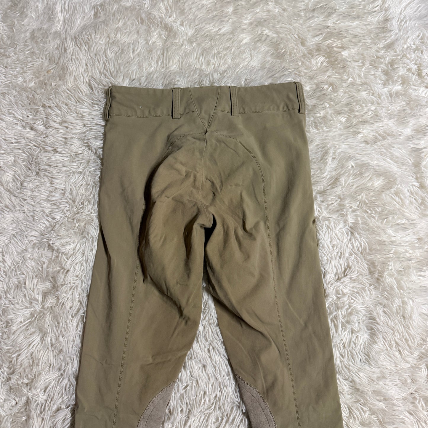 Women’s Size 22R Tan Ariat Knee Patch Horseback Riding Breeches