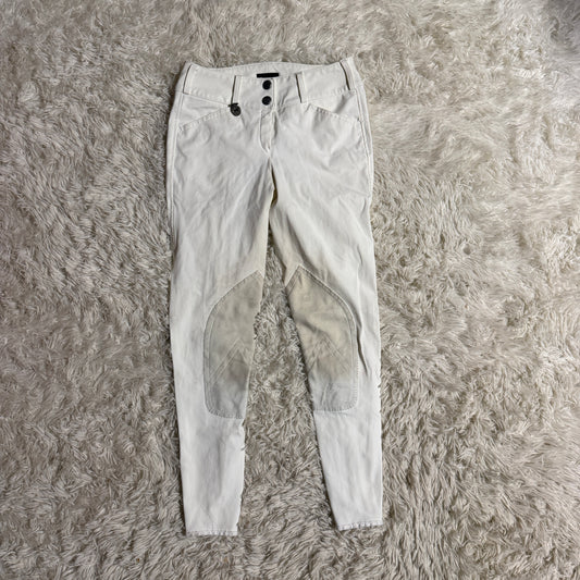 Women’s Size 22R White Pikeur Knee Patch Horseback Riding Breechesl