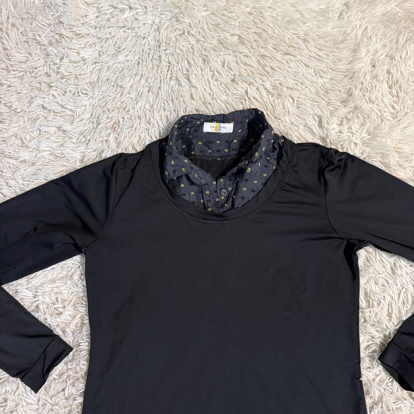 Women’s Medium Black Callidae Long Sleeve Horseback Riding Sunshirt