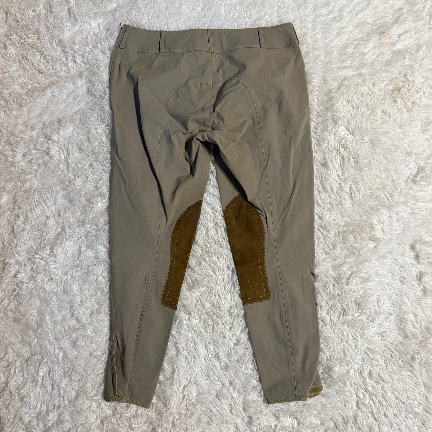 Women’s Size 34R Tan Tailored Sportsman Knee Patch Horseback Riding Breeches