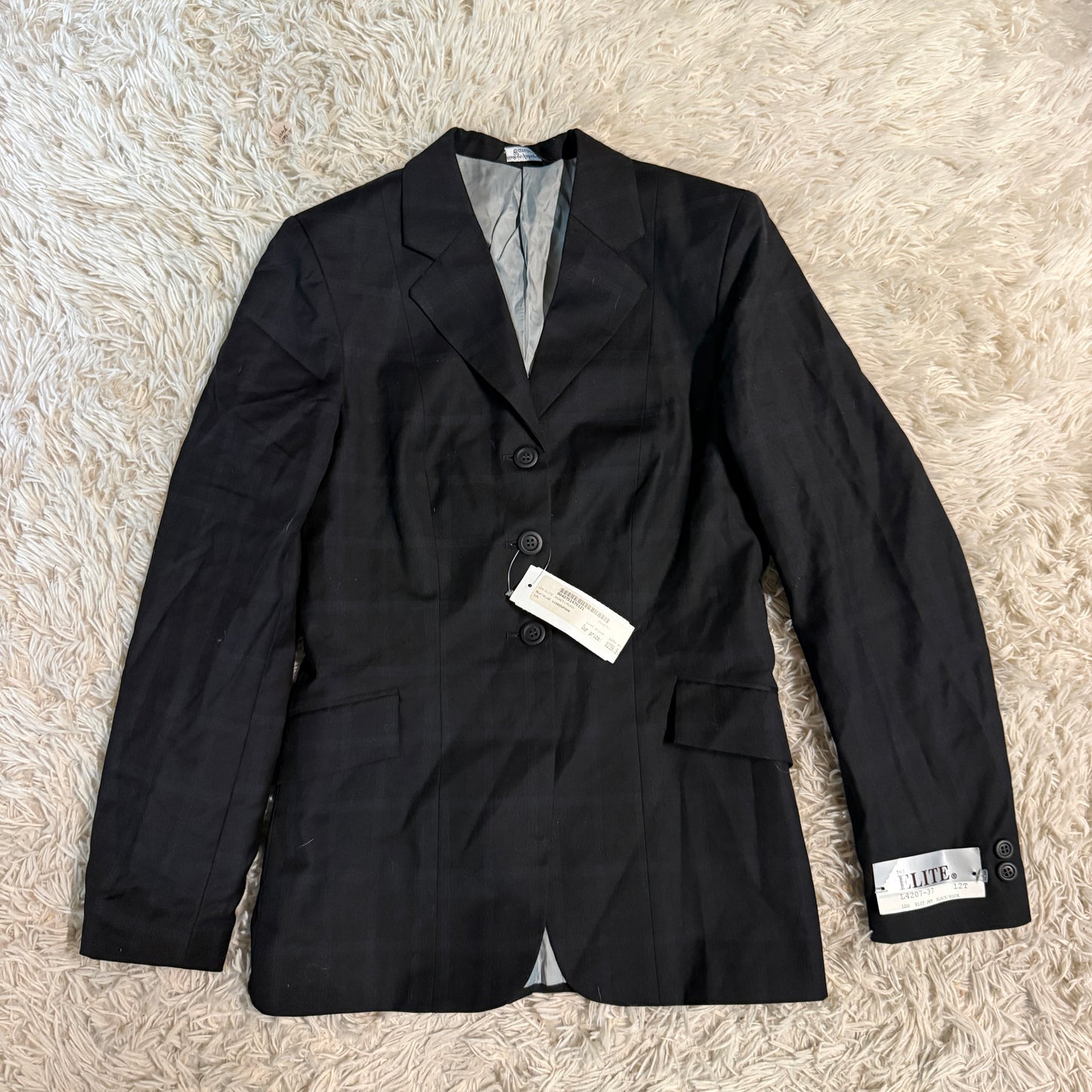 New Women’s Size 12L Black The Elite Horseback Riding Show Coat