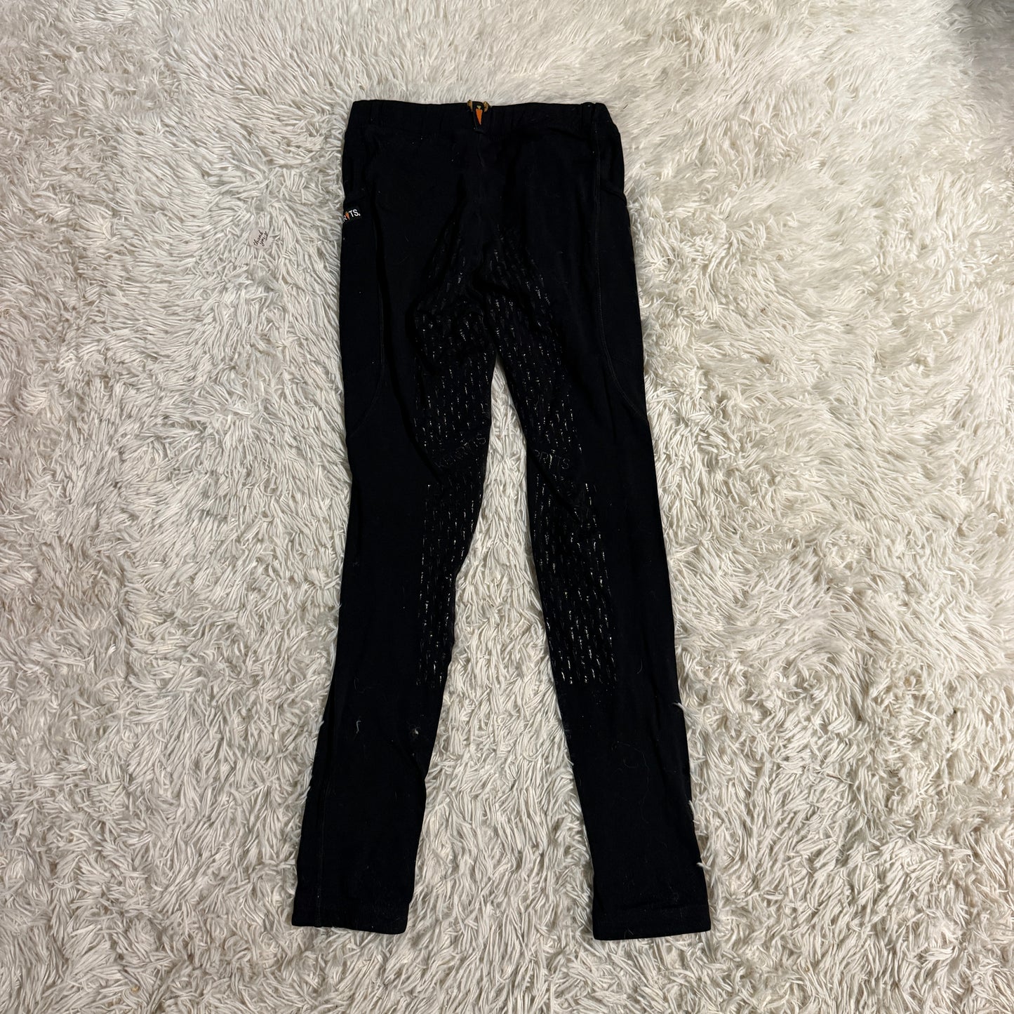 Child’s XL Black Kerrits Full Seat Horseback Riding Tights