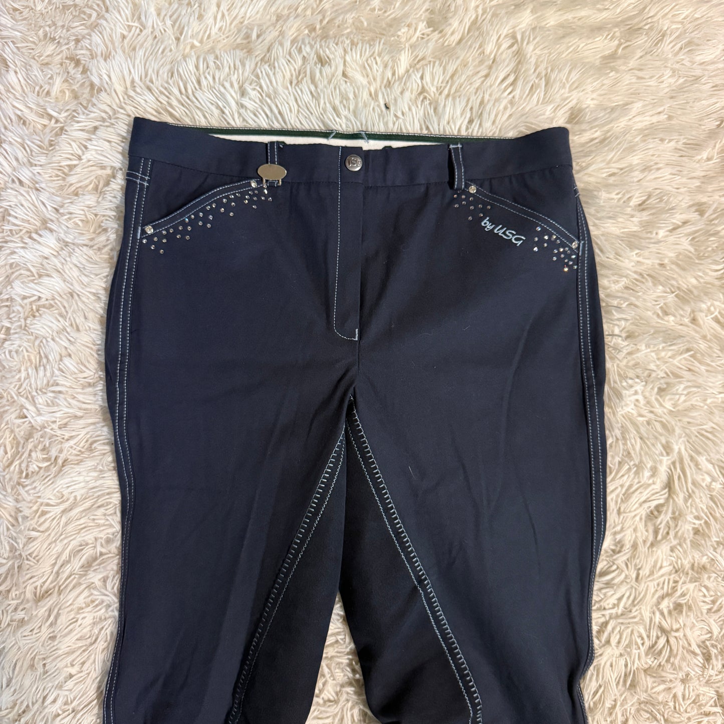 Women’s Size 32R Navy USG Full Seat Horseback Riding Breeches
