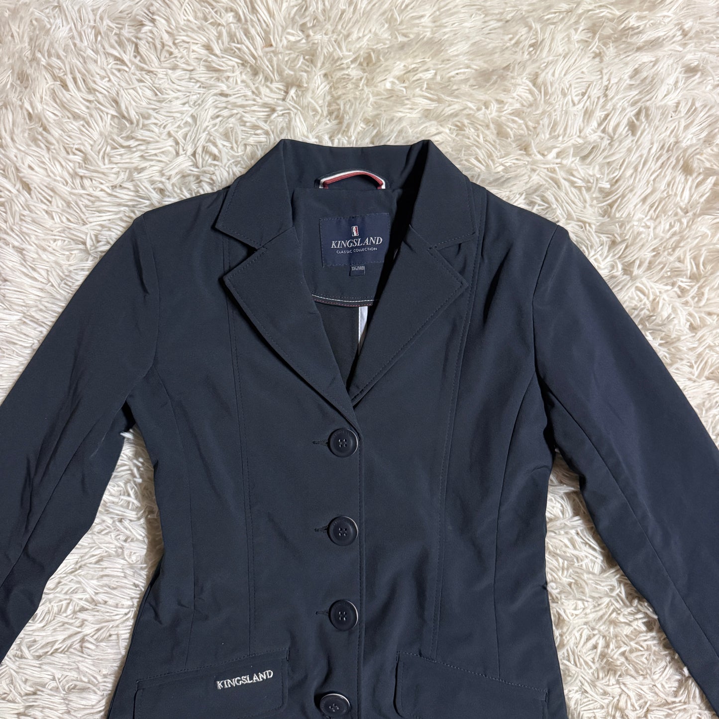 Child’s Size 134/140 Navy Kingsland Horseback Riding Show Coat