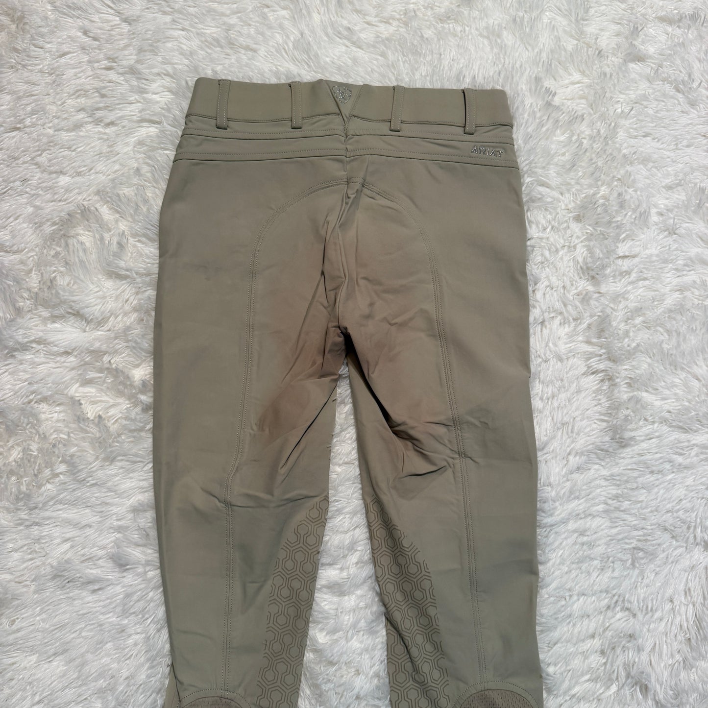 Child’s Size 14R Tan Ariat Knee Patch Horseback Riding Breeches