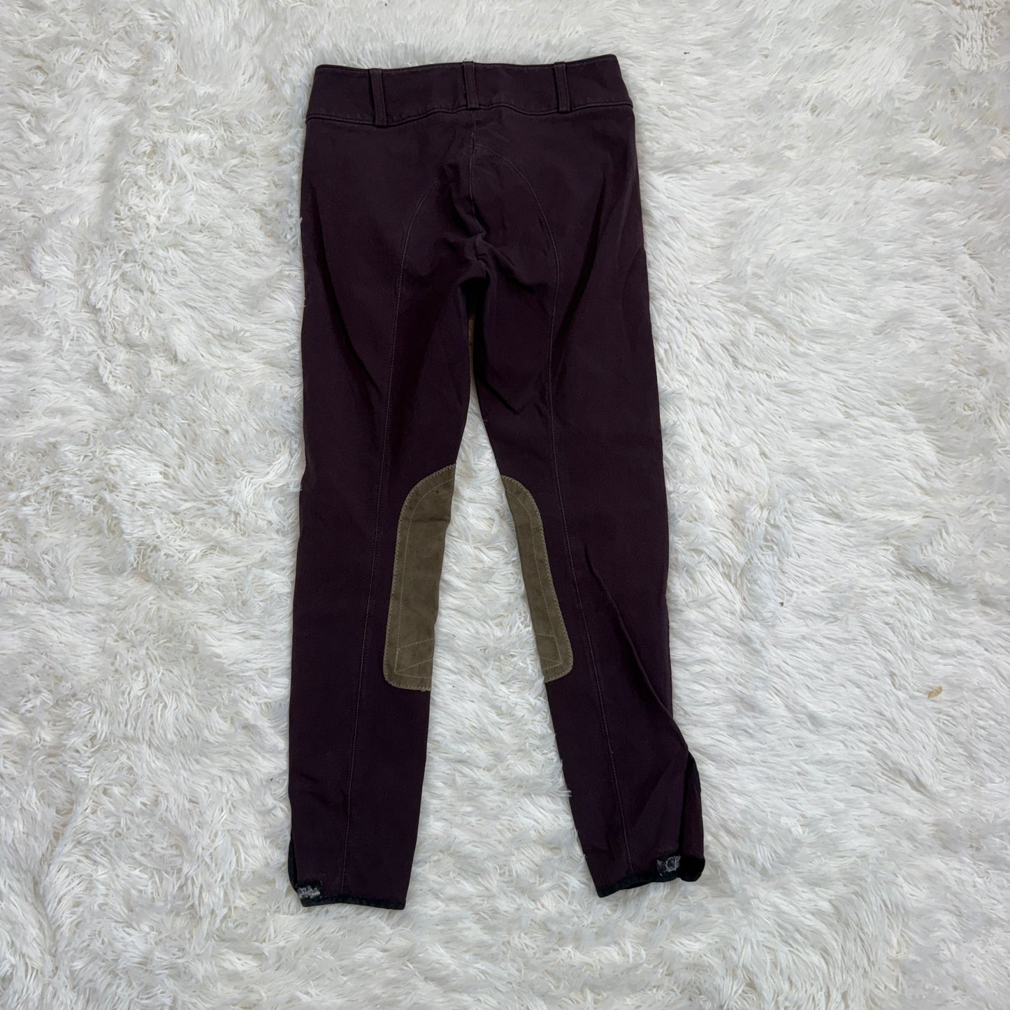 Child’s Size 12R Purple Tailored Sportsman Knee Patch Horseback Riding Breeches