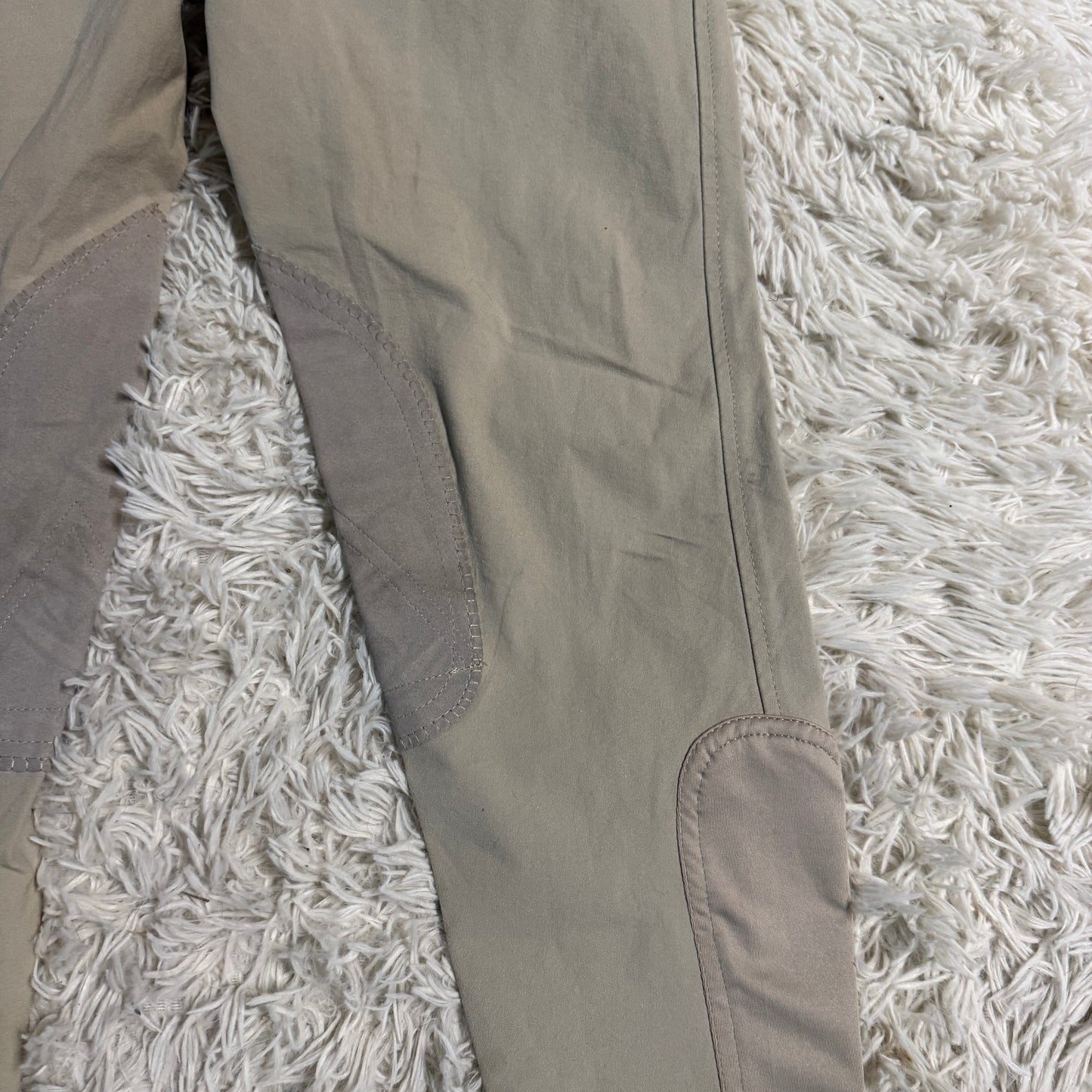 Women’s Size 34L Tan Smartpak Piper Knee Patch Horseback Riding Breeches