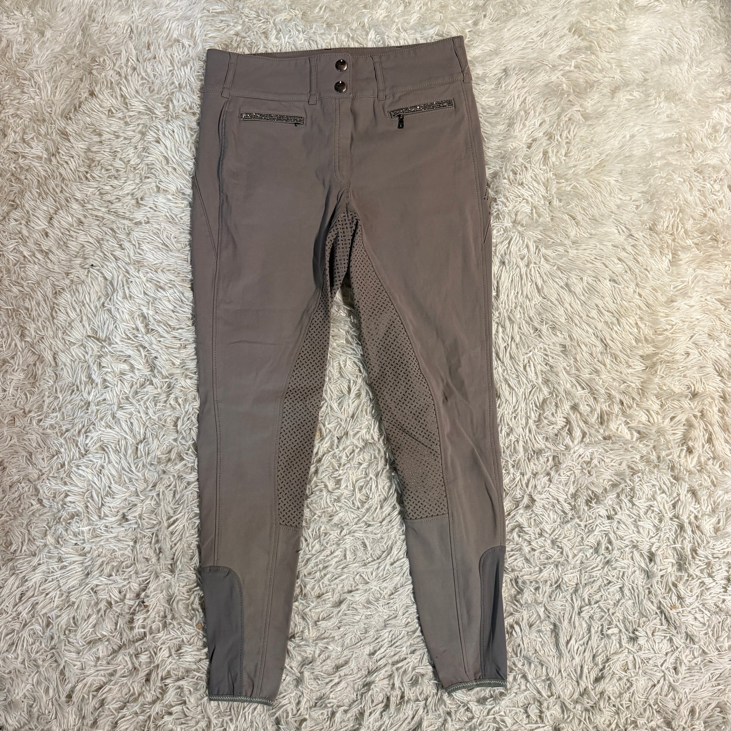 Women’s Size 34L Brown Pikeur Full Seat Horseback Riding Breeches