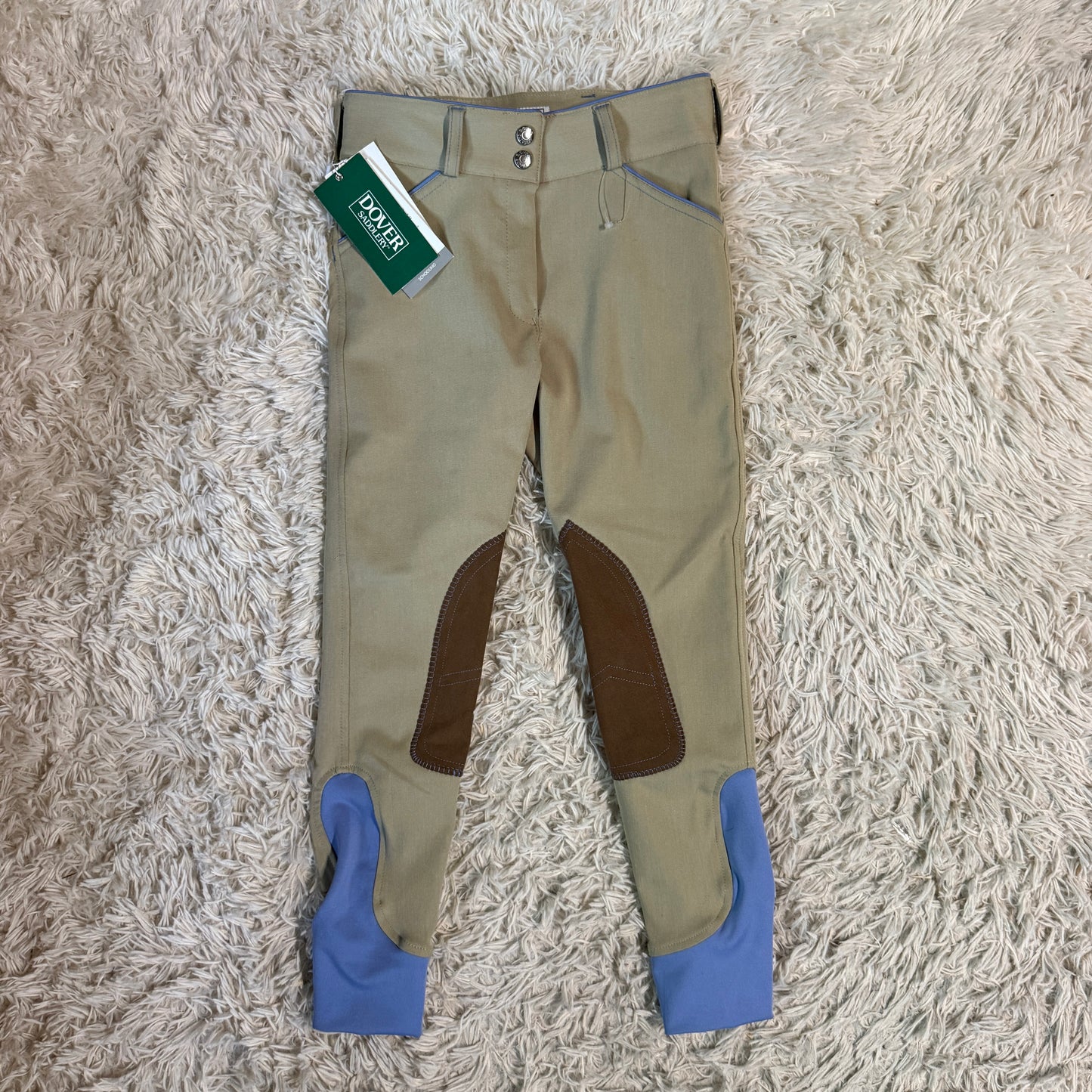 New Child’s Size 10R Tan Dover Knee Patch Horseback Riding Breeches