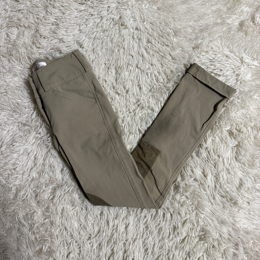 Child’s Size 8L Tan Tailored Sportsman Knee Patch Horseback Riding Jodphurs