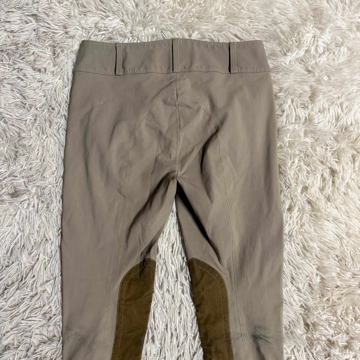 Child’s Size 14R Tan Tailored Sportsman Knee Patch Horseback Riding Breeches