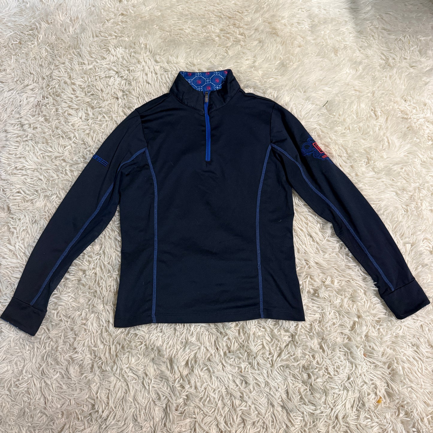 Child’s Medium Blue Romfh Long Sleeve Horseback Riding Sunshirt