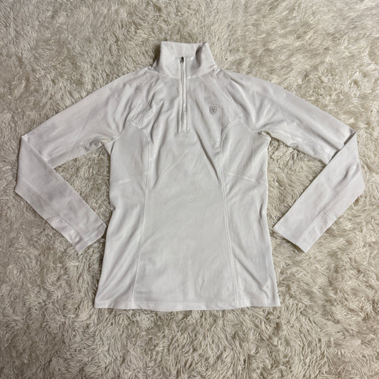 Women’s XS White Ariat Long Sleeve Horseback Riding Sunshirt