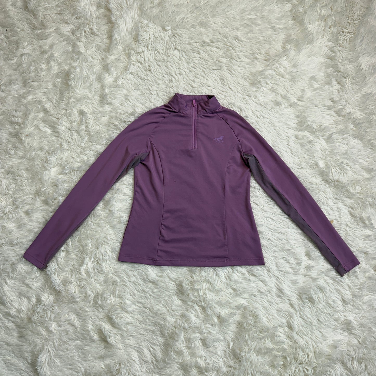 Child’s Small Purple Smartpak Long Sleeve Horseback Riding Sunshirt