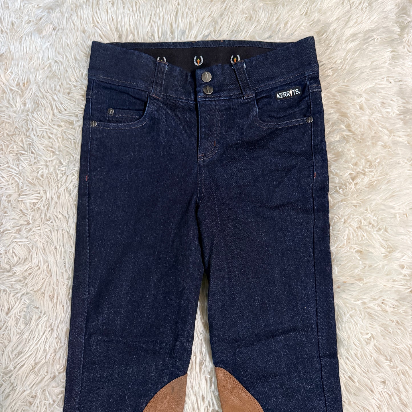 Child’s Large Jean Kerrits Knee Patch Horseback Riding Breeches