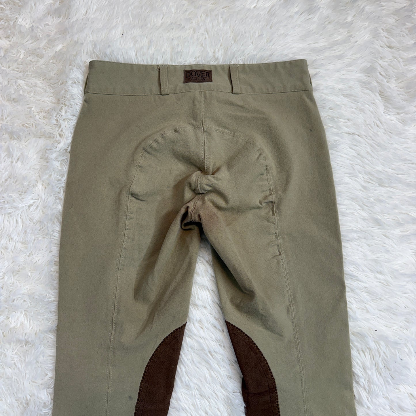 Women’s Size 26R Tan Dover Knee Patch Horseback Riding Breeches