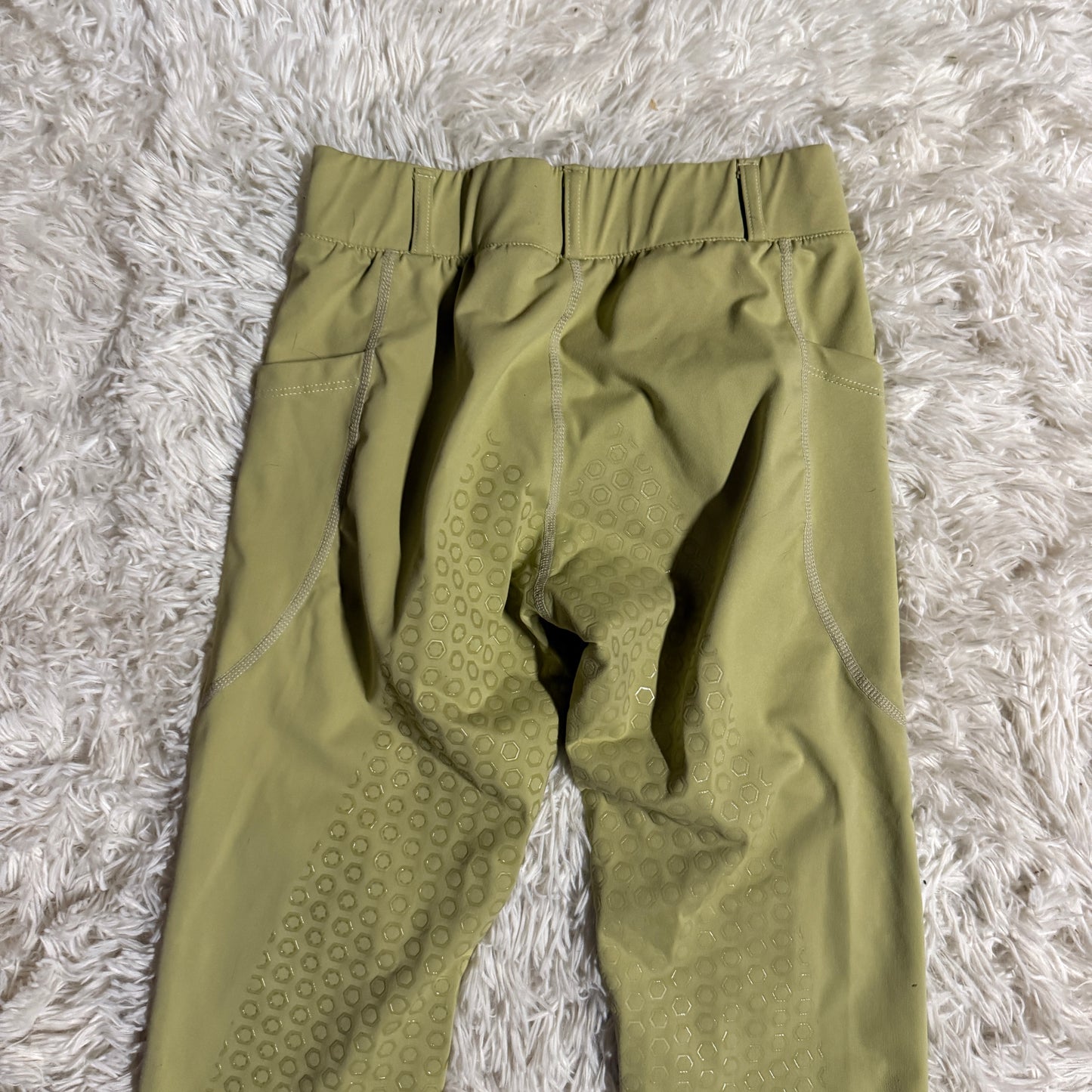 Child’s Large Tan FitsT4 Full Seat Horseback Riding Breeches