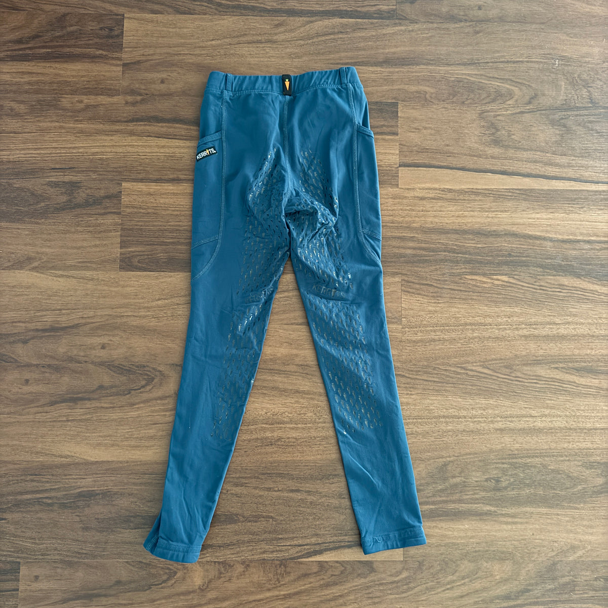 Child’s Large Blue Kerrits Full Seat Horseback Riding Tights