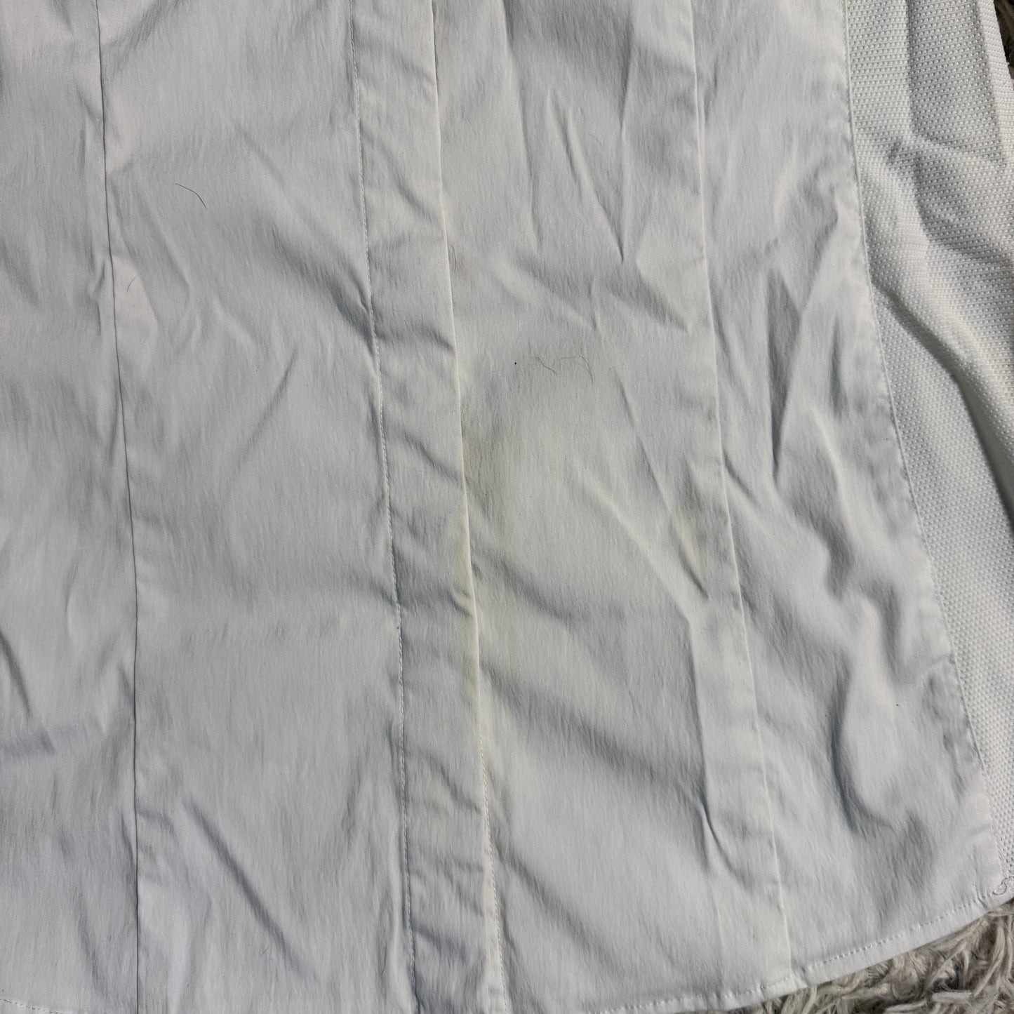 Women’s XL White Asmar Equestrian Long Sleeve Horseback Riding Show Shirt