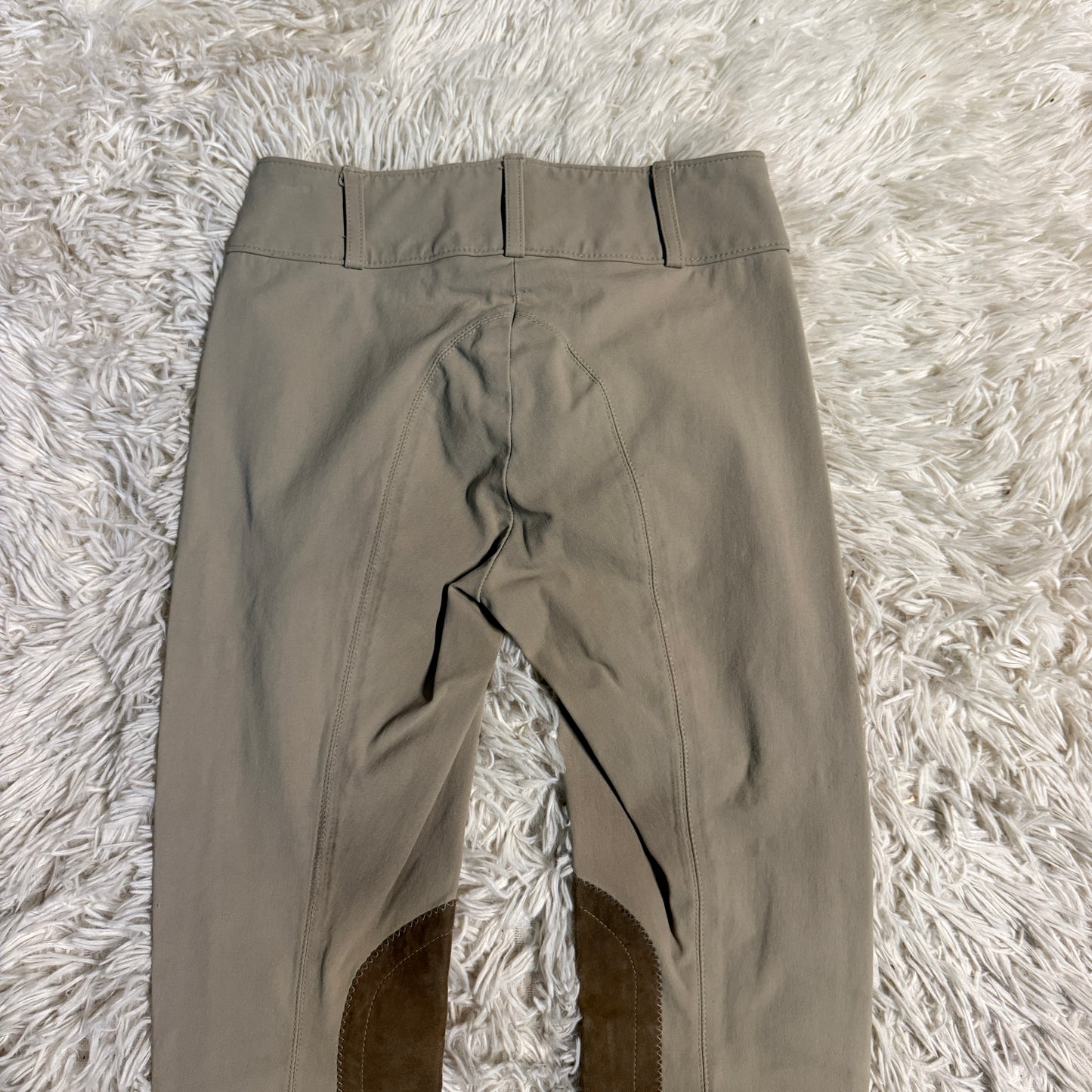 Child’s Size 8R Tan Tailored Sportsman Knee Patch Horseback Riding Breeches