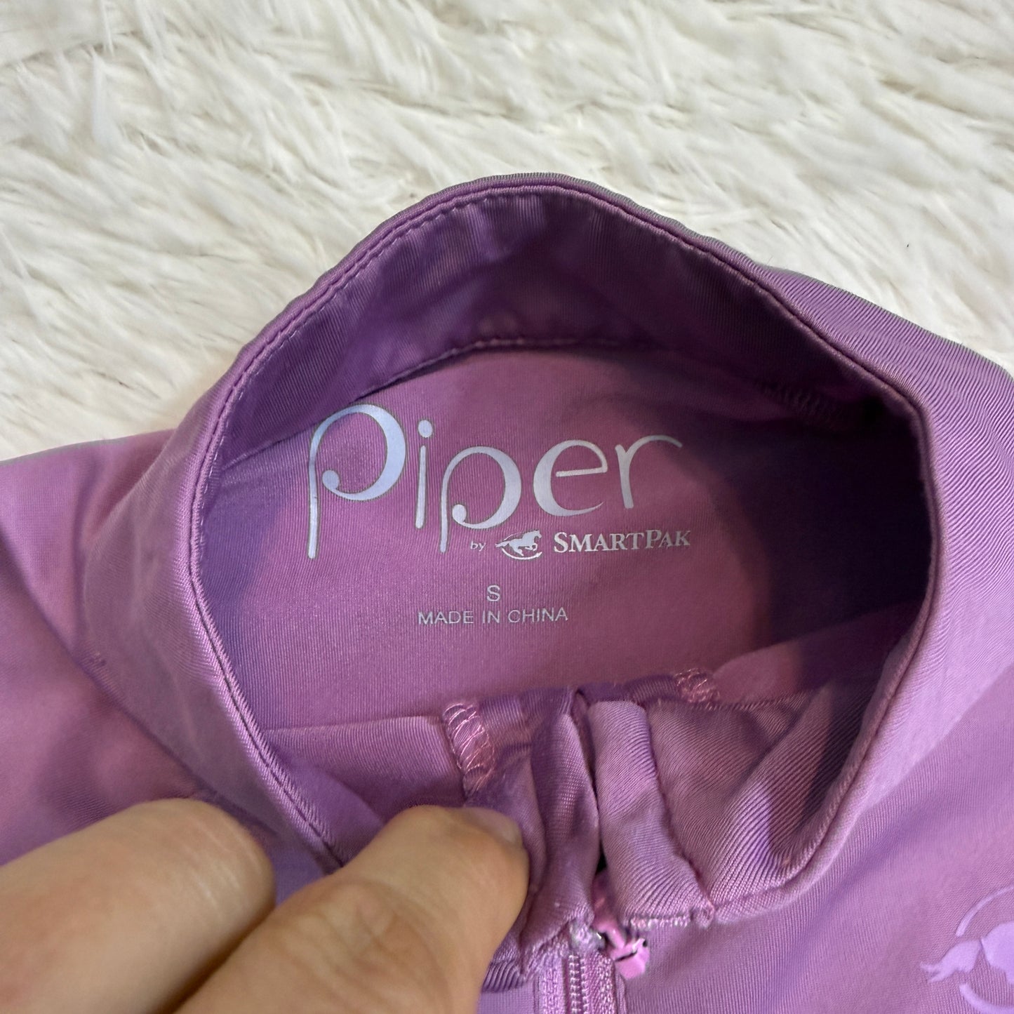 Child’s Small Purple Smartpak Long Sleeve Horseback Riding Sunshirt