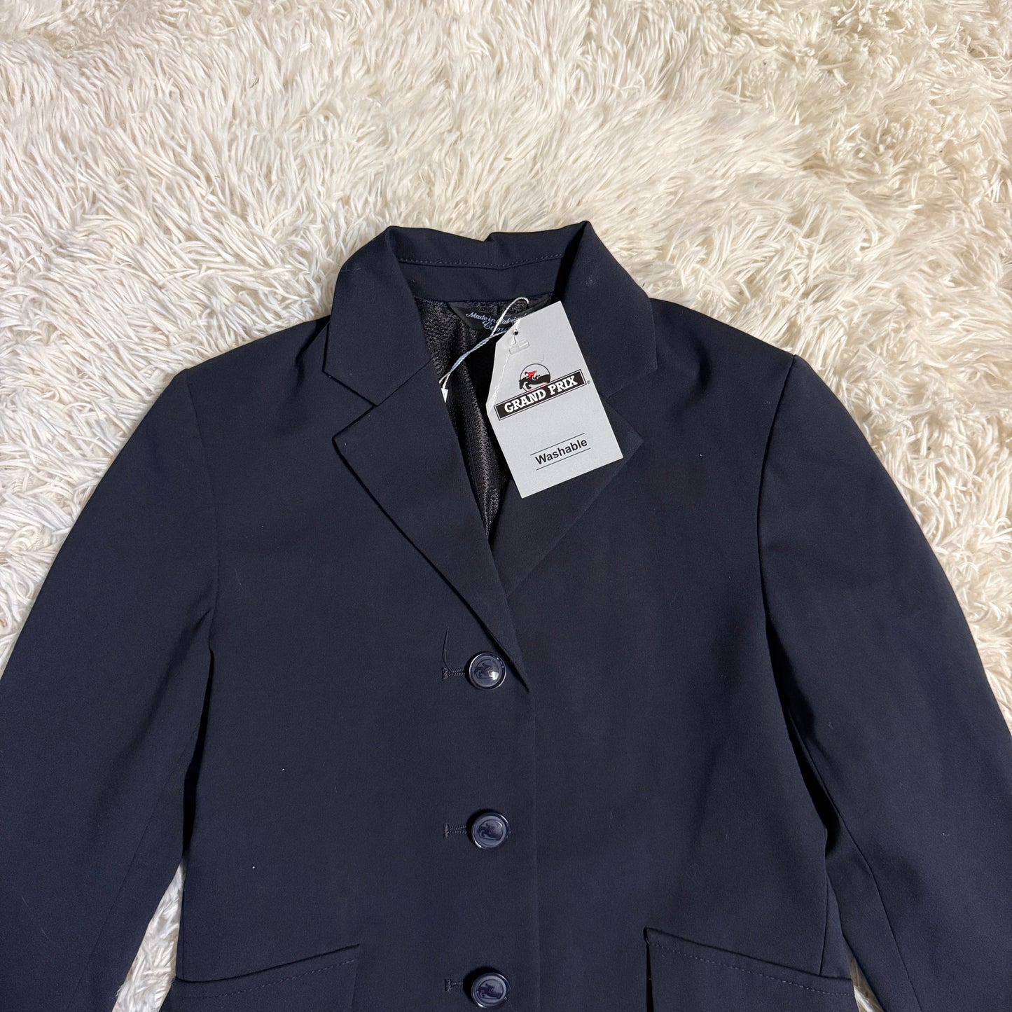New Child’s Size 8R Navy Grand Prix EQJ Horseback Riding Show Coat