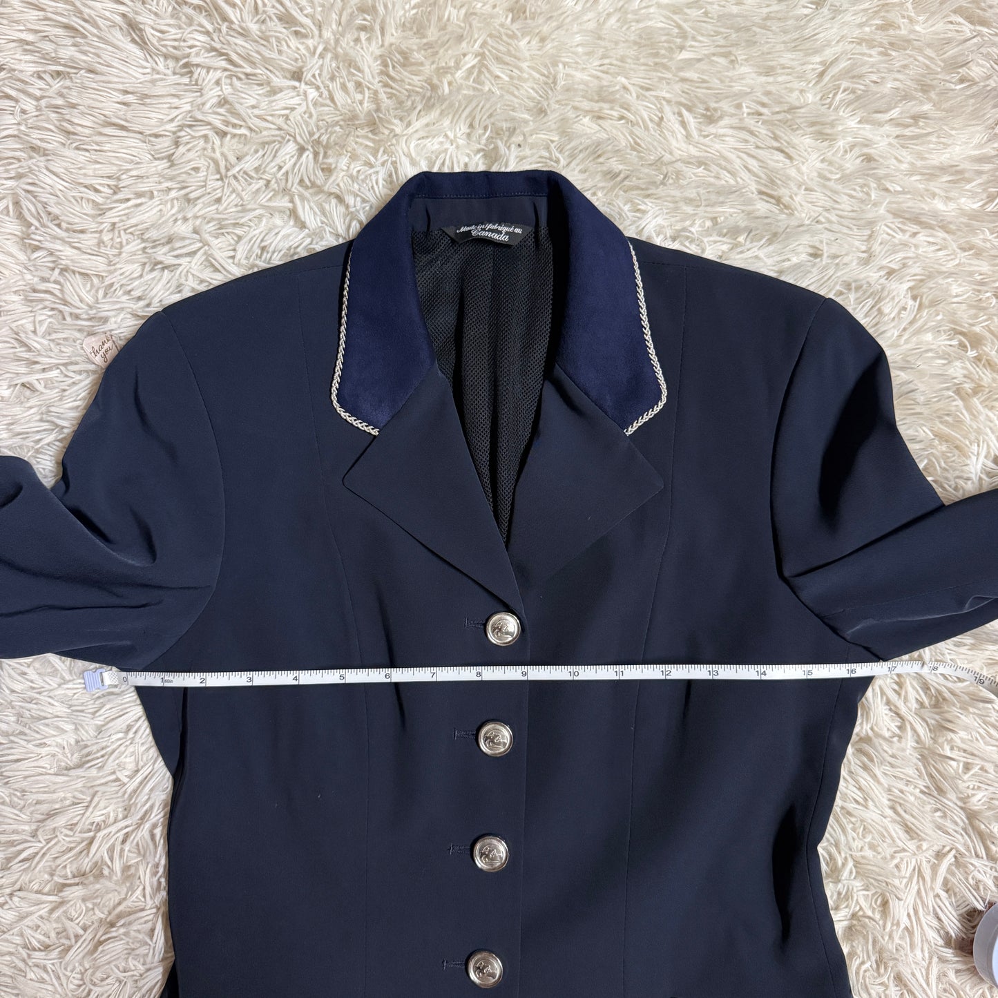 Women’s Size 10R Slim Navy Grand Prix Horseback Riding Show Coat