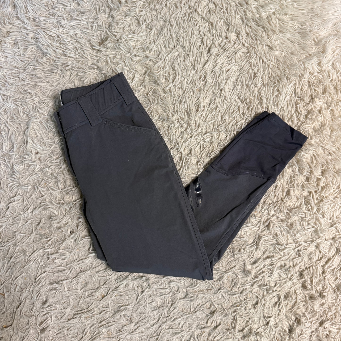 Women’s Size 24R Grey Kastel Denmark Knee Patch Horseback Riding Breeches
