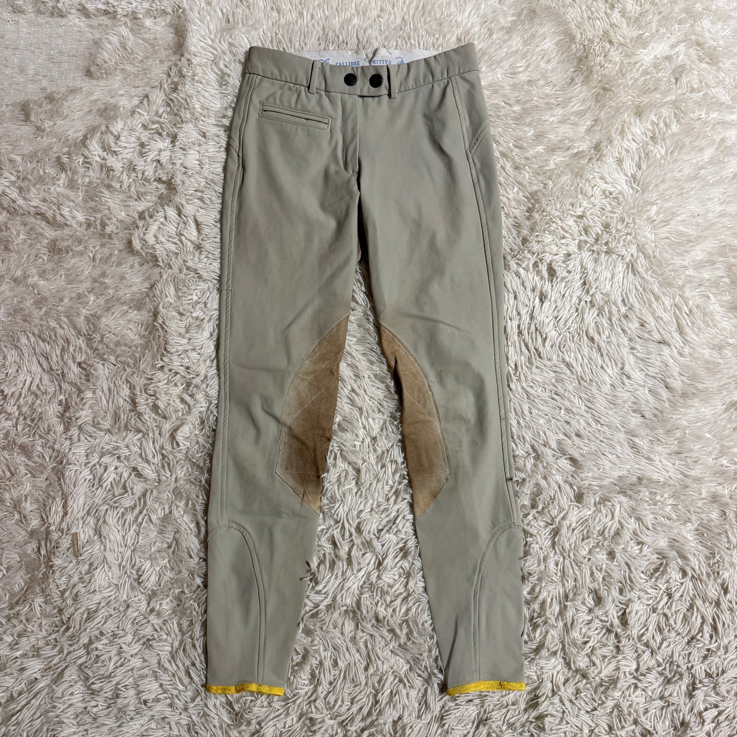 Women’s Size 24R Tan Callidae Knee Patch Horseback Riding Breeches