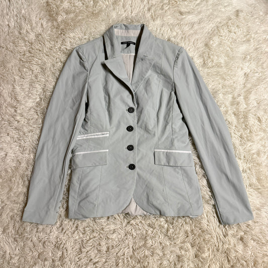 Women’s Medium Grey Noel Asmar Horseback Riding Show Coat