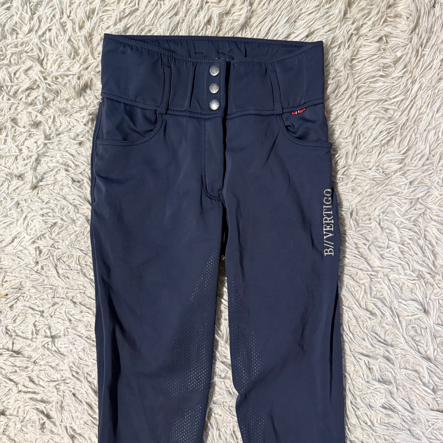 Women’s Size 26R Navy B Vertigo Full Seat Horseback Riding Breeches