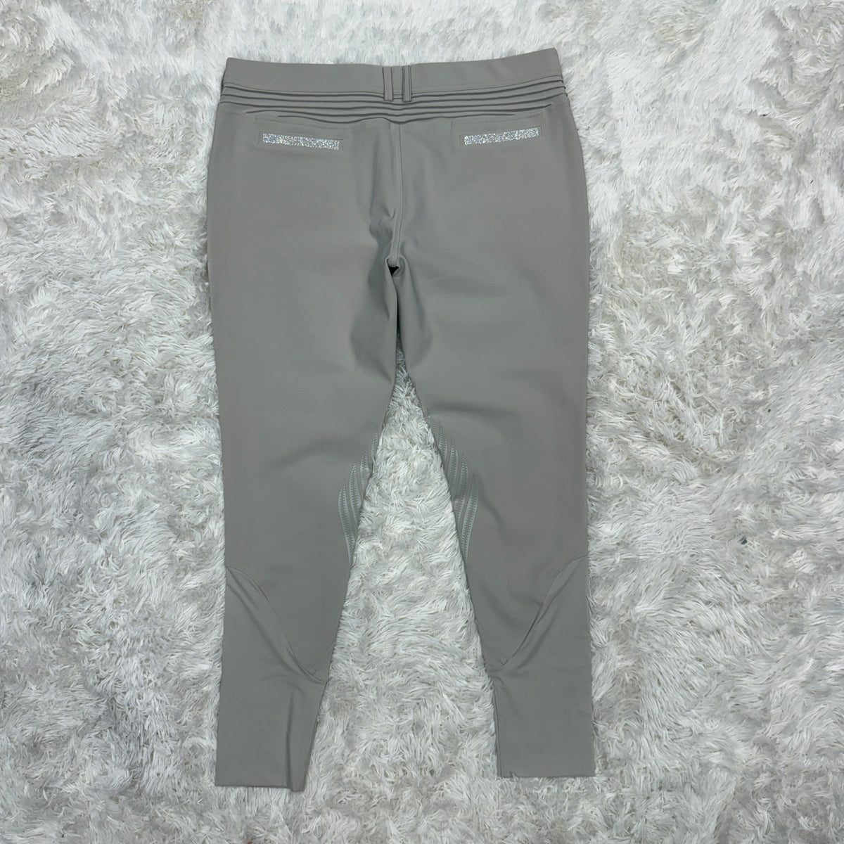 New Women’s Size 36R Tan Samshield Adele Knee Patch Horseback Riding Breeches