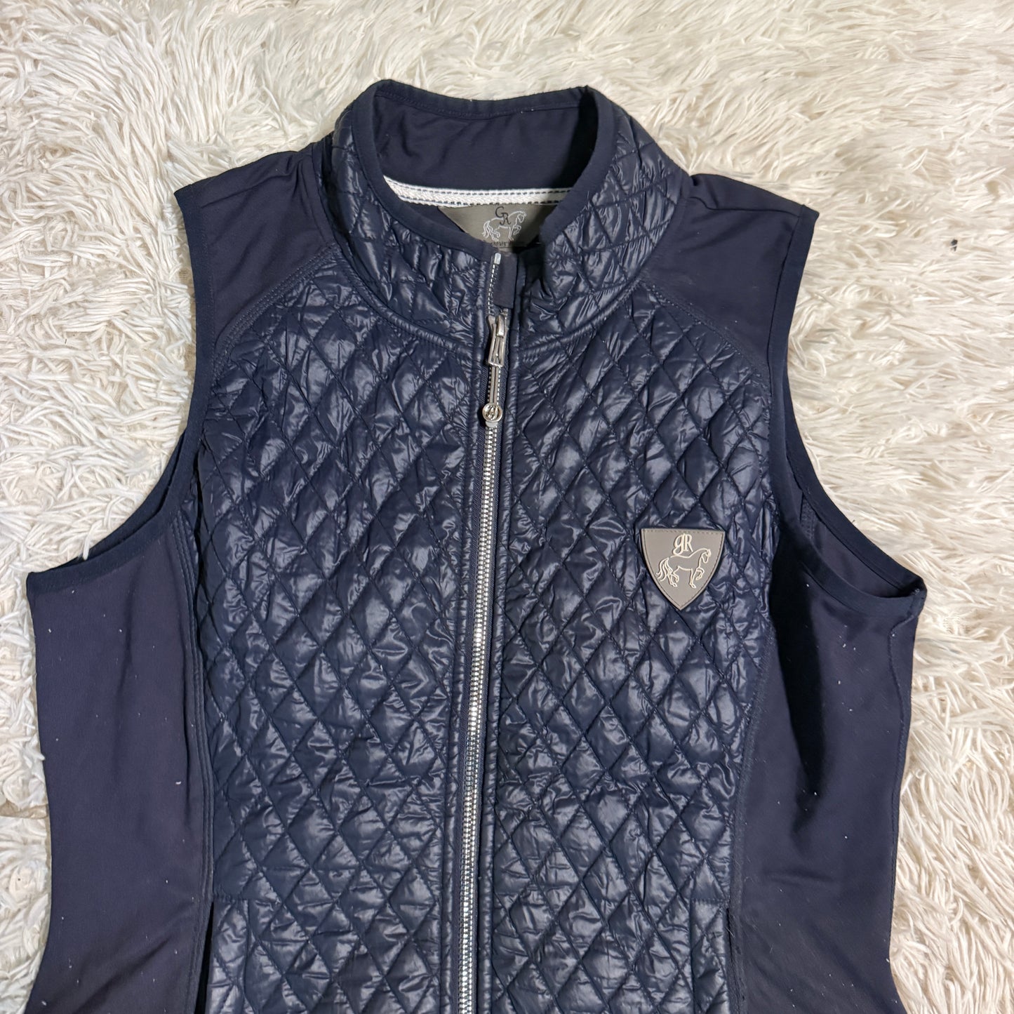 Women’s Small Navy Goode Rider Horseback Riding Vest