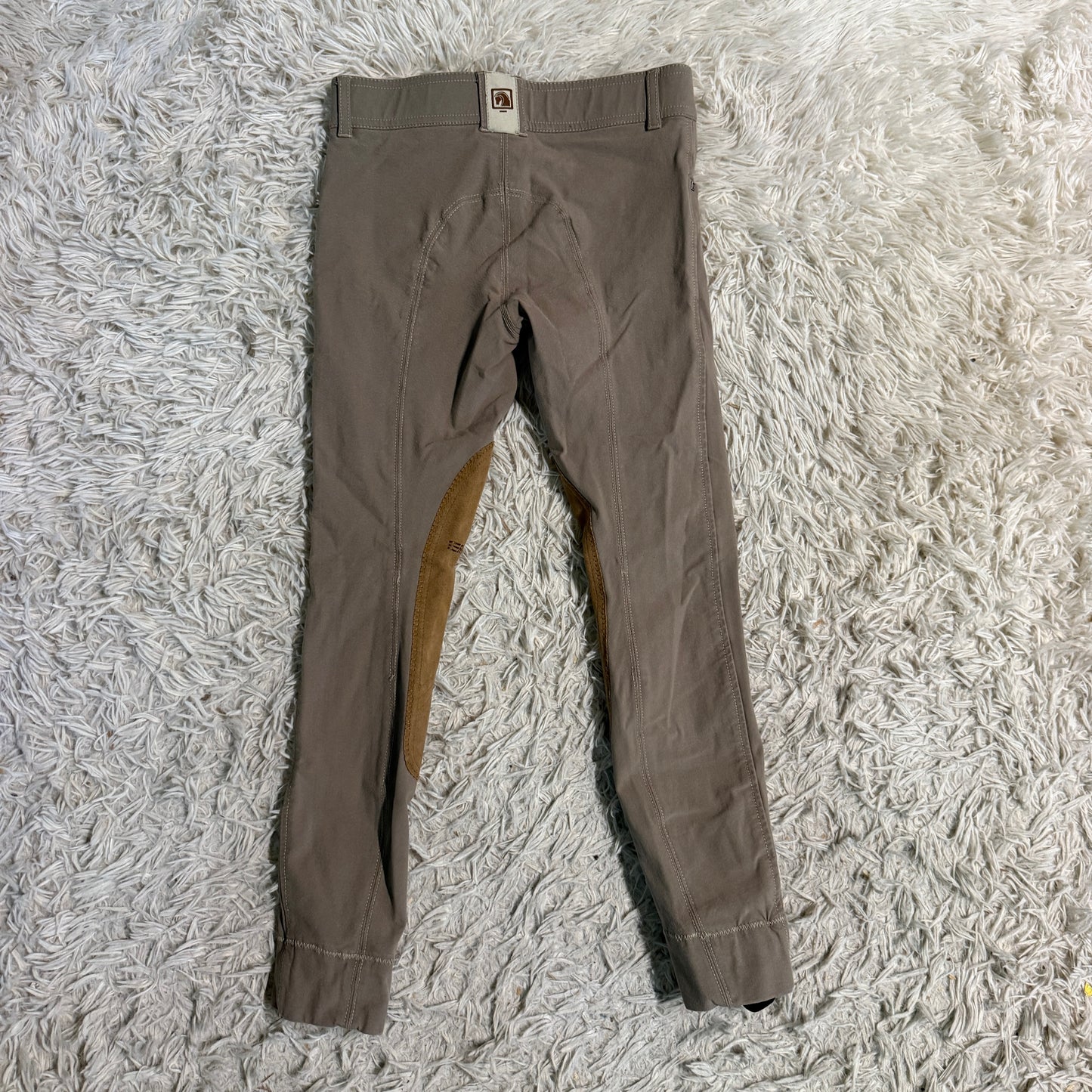 Child’s Size 12R Tan Romfh Knee Patch Horseback Riding Jodphurs