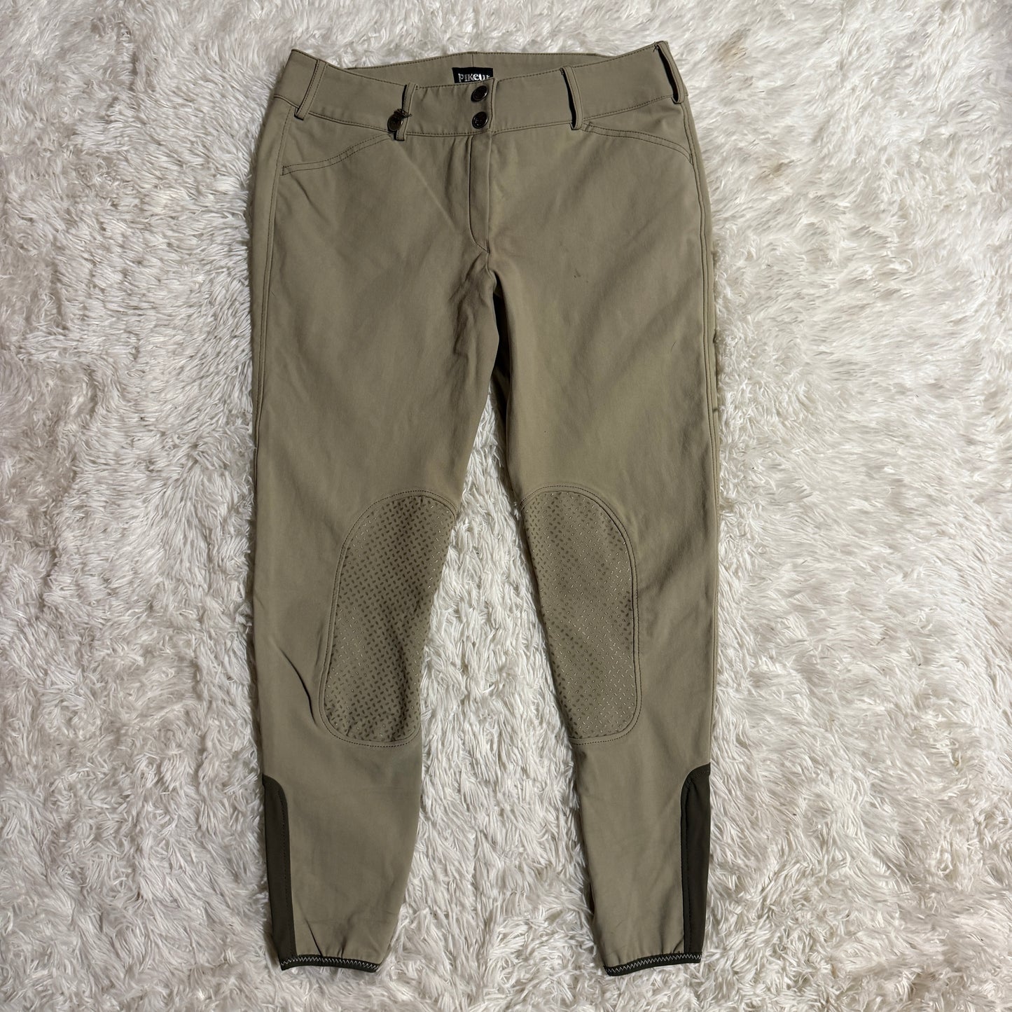 Women’s Size 34R Tan Pikeur Knee Patch Horseback Riding Breeches