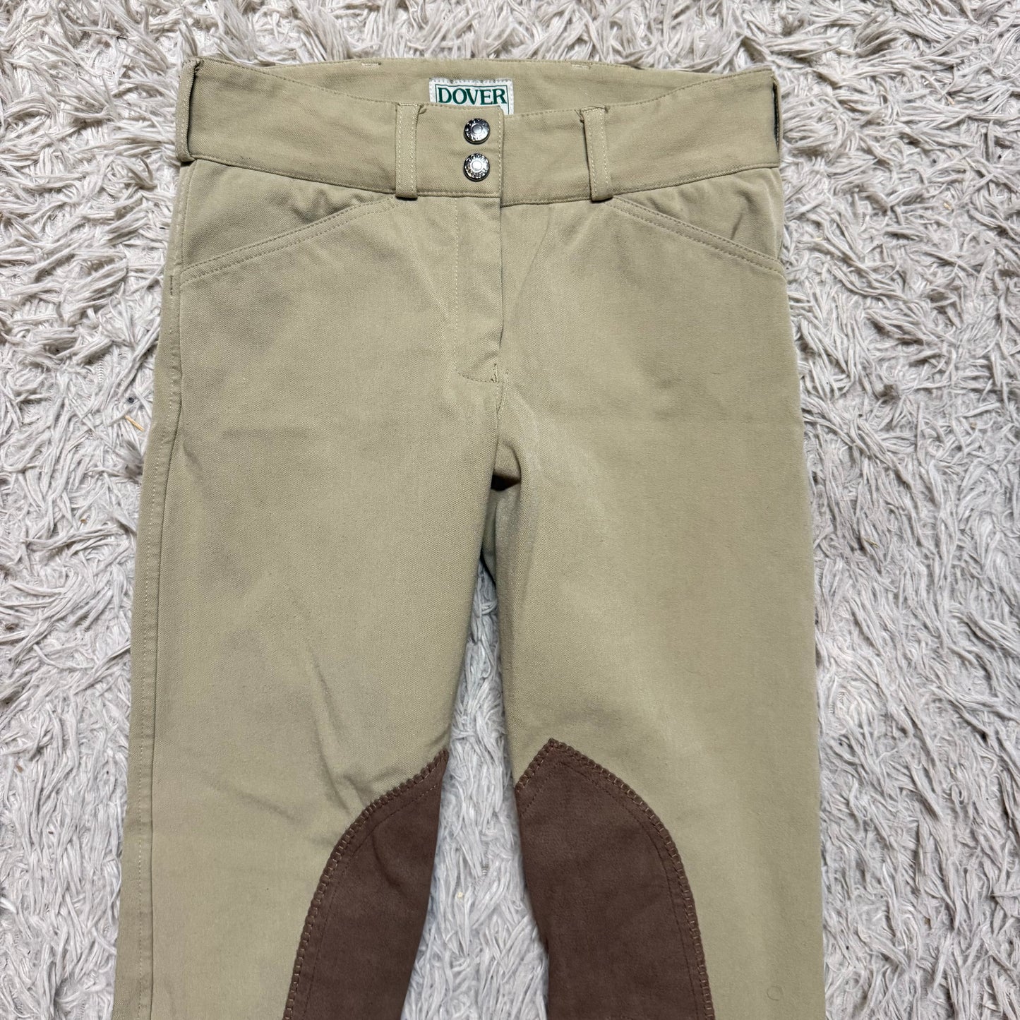 Women’s Size 24R Tan Dover Knee Patch Horseback Riding Breeches