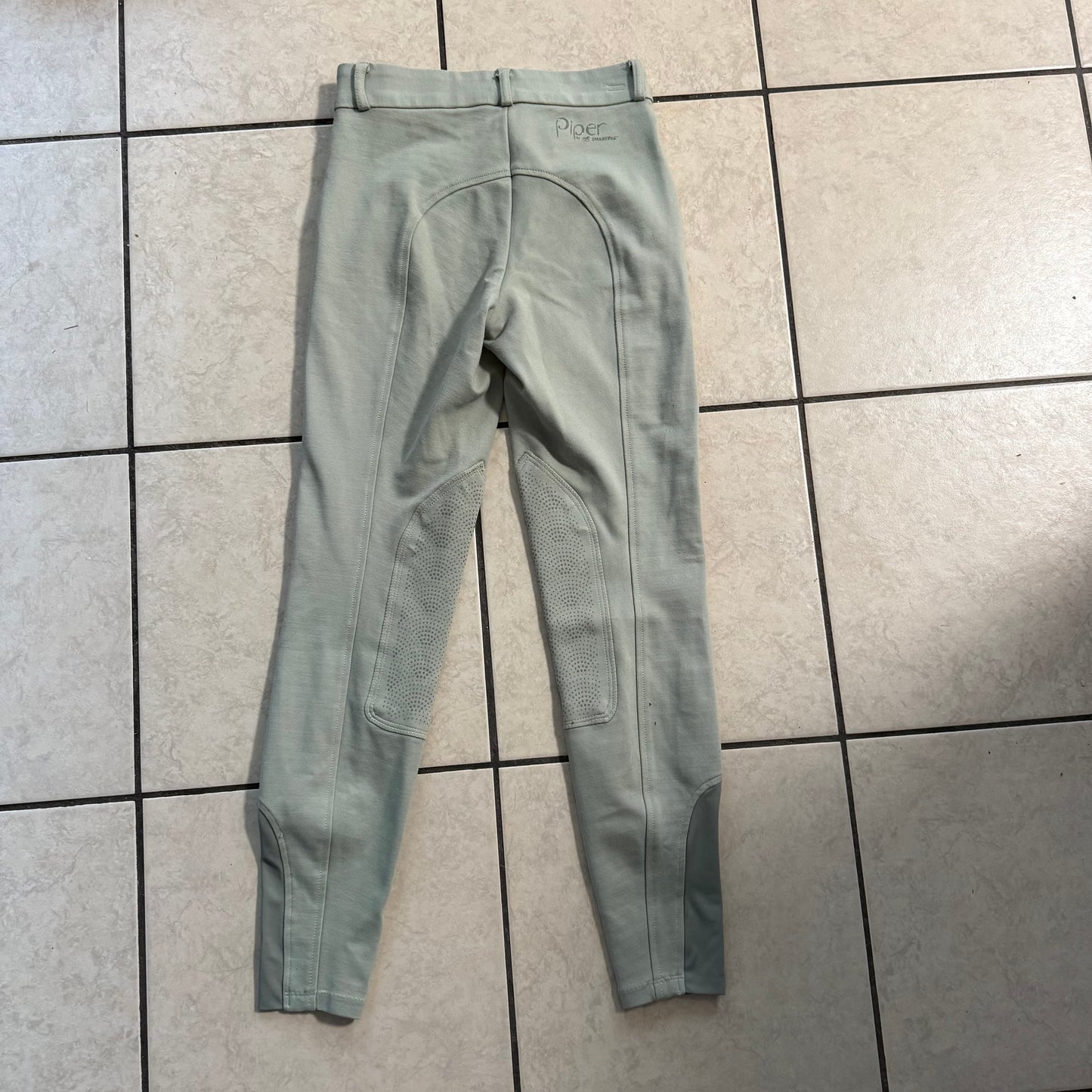 Women’s Size 24R Tan Smartpak Piper Knee Patch Horseback Riding Breeches