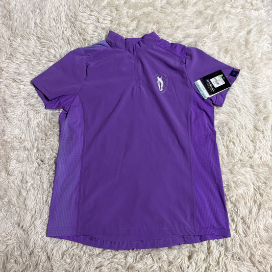 Women’s XL Purple Irideon Short Sleeve Horseback Riding Sunshirt