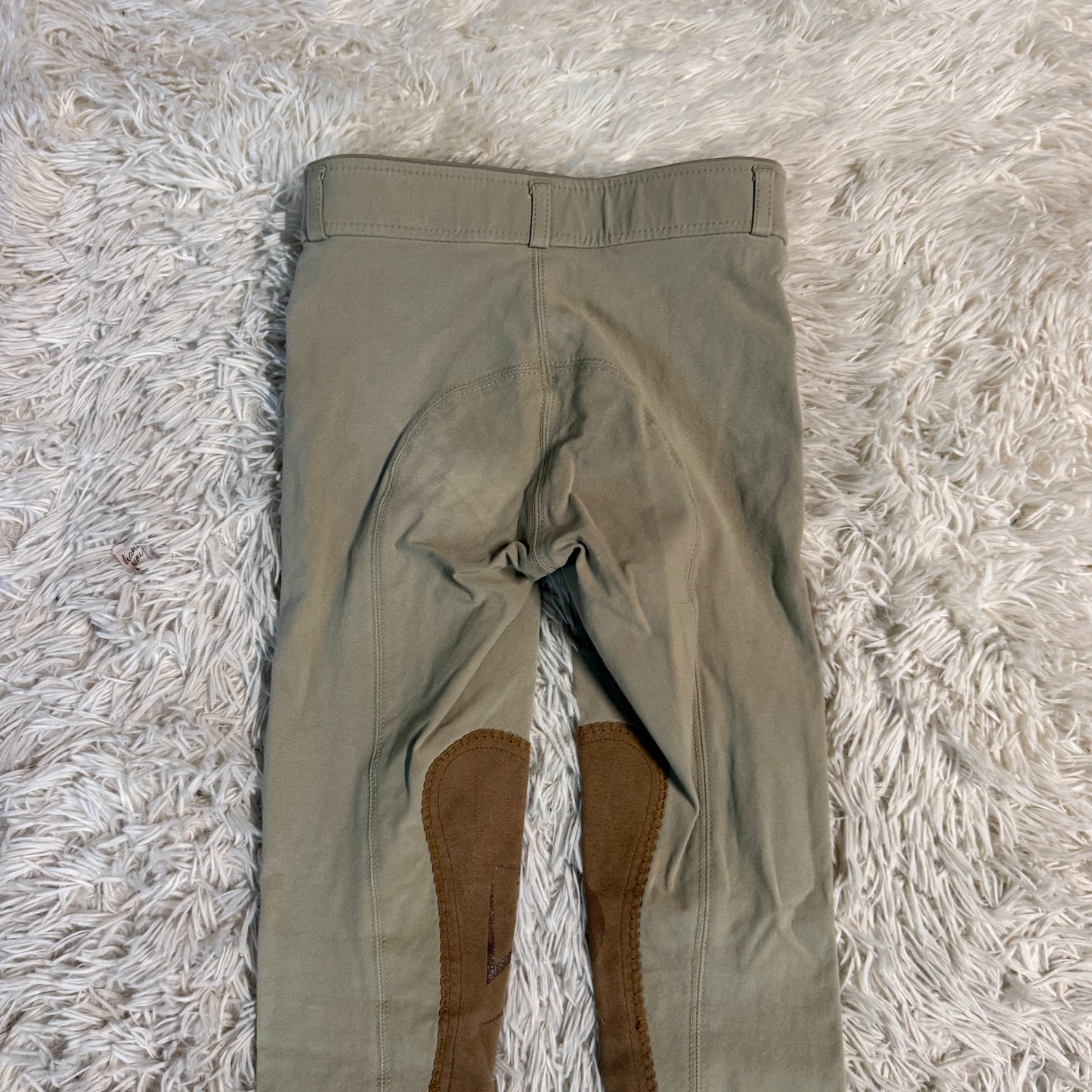 Child’s Size 8R Tan Devon Aire Knee Patch Horseback Riding Jodphur Breeches